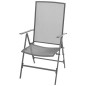 Stapelbare Gartenstühle 2 Stk. Stahl Grau Stapelbare Gartenstühle 2 Stk. Stahl Grau