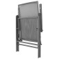 Stapelbare Gartenstühle 2 Stk. Stahl Grau Stapelbare Gartenstühle 2 Stk. Stahl Grau