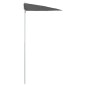 vidaXL Halb-Sonnenschirm mit Mast 180x90 cm Anthrazit vidaXL Halb-Sonnenschirm mit Mast 180x90 cm Anthrazit
