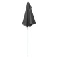 vidaXL Halb-Sonnenschirm mit Mast 180x90 cm Anthrazit vidaXL Halb-Sonnenschirm mit Mast 180x90 cm Anthrazit
