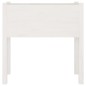 vidaXL Pflanzkübel Weiß 70x31x70 cm Massivholz Kiefer vidaXL Pflanzkübel Weiß 70x31x70 cm Massivholz Kiefer