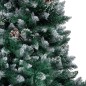 Künstlicher Weihnachtsbaum mit Kiefernzapfen und Schnee 150 cm Künstlicher Weihnachtsbaum mit Kiefernzapfen und Schnee 150 cm