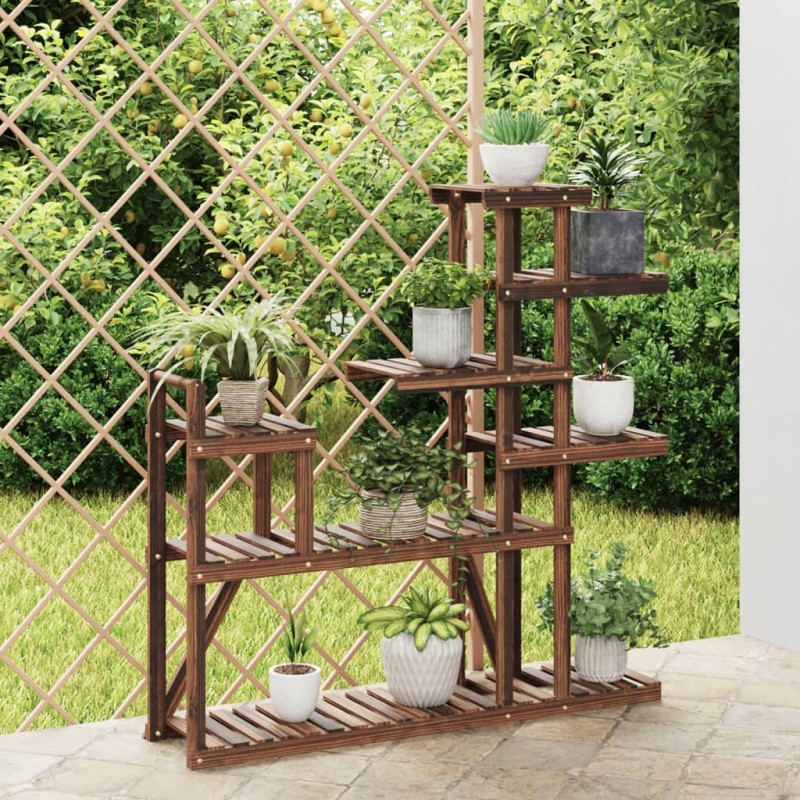 Blumenständer 110x25x111 cm Massivholz Tanne Blumenständer 110x25x111 cm Massivholz Tanne