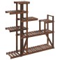 Blumenständer 110x25x111 cm Massivholz Tanne Blumenständer 110x25x111 cm Massivholz Tanne