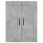 Highboard Betongrau 69,5x34x180 cm Holzwerkstoff Highboard Betongrau 69,5x34x180 cm Holzwerkstoff