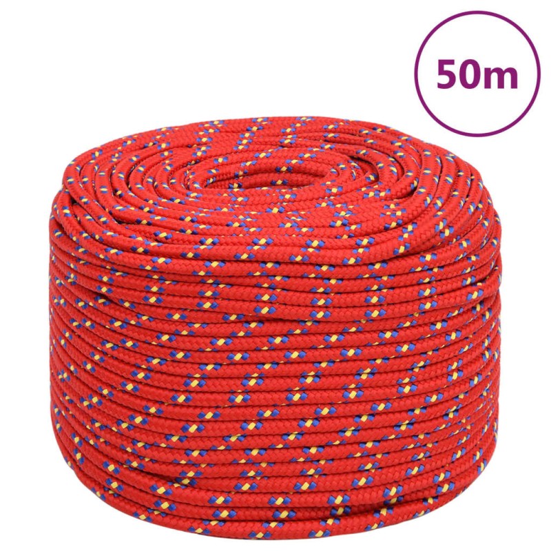 Bootsseil Rot 6 mm 50 m Polypropylen Bootsseil Rot 6 mm 50 m Polypropylen