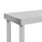 2-stufiger Arbeitstisch-Aufsatz 120 x 30 x 65 cm Edelstahl 2-stufiger Arbeitstisch-Aufsatz 120 x 30 x 65 cm Edelstahl