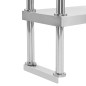2-stufiger Arbeitstisch-Aufsatz 120 x 30 x 65 cm Edelstahl 2-stufiger Arbeitstisch-Aufsatz 120 x 30 x 65 cm Edelstahl