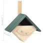 vidaXL Vogelhäuser 4 Stk. 24x16x30 cm Tannenholz vidaXL Vogelhäuser 4 Stk. 24x16x30 cm Tannenholz