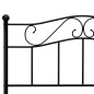 Bettgestell Schwarz Metall 140×200 cm Bettgestell Schwarz Metall 140×200 cm