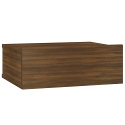Hängender Nachttisch Braun Eiche 40x30x15 cm Holzwerkstoff