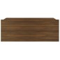 Hängender Nachttisch Braun Eiche 40x30x15 cm Holzwerkstoff Hängender Nachttisch Braun Eiche 40x30x15 cm Holzwerkstoff
