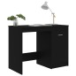 vidaXL Schreibtisch Schwarz 100x50x76 cm Holzwerkstoff vidaXL Schreibtisch Schwarz 100x50x76 cm Holzwerkstoff