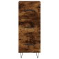 Highboard Räuchereiche 34,5x34x180 cm Holzwerkstoff Highboard Räuchereiche 34,5x34x180 cm Holzwerkstoff