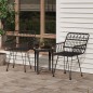 Gartenstühle 2 Stk. mit Armlehnen Schwarz 56x64x80 cm PE-Rattan Gartenstühle 2 Stk. mit Armlehnen Schwarz 56x64x80 cm PE-Rattan
