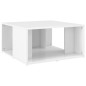Couchtische 4 Stk. Hochglanz-Weiß 33x33x33 cm Holzwerkstoff Couchtische 4 Stk. Hochglanz-Weiß 33x33x33 cm Holzwerkstoff