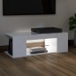 TV-Schrank mit LED-Leuchten Weiß 90x39x30 cm TV-Schrank mit LED-Leuchten Weiß 90x39x30 cm