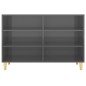 Sideboard Hochglanz-Grau 103,5x35x70 cm Holzwerkstoff Sideboard Hochglanz-Grau 103,5x35x70 cm Holzwerkstoff