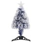 Künstlicher Weihnachtsbaum LED Weiß & Blau 64 cm Glasfaser Künstlicher Weihnachtsbaum LED Weiß & Blau 64 cm Glasfaser