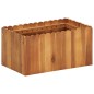 Garten-Hochbeet 50 x 30 x 25 cm Massivholz Akazie Garten-Hochbeet 50 x 30 x 25 cm Massivholz Akazie