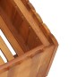 Garten-Hochbeet 50 x 30 x 25 cm Massivholz Akazie Garten-Hochbeet 50 x 30 x 25 cm Massivholz Akazie