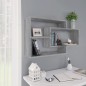 vidaXL Wandregal Grau Sonoma 104x20x58,5 cm Holzwerkstoff vidaXL Wandregal Grau Sonoma 104x20x58,5 cm Holzwerkstoff