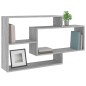 vidaXL Wandregal Grau Sonoma 104x20x58,5 cm Holzwerkstoff vidaXL Wandregal Grau Sonoma 104x20x58,5 cm Holzwerkstoff