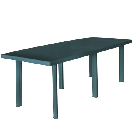 Gartentisch Grün 210 x 96 x 72 cm Kunststoff