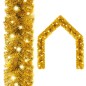 Weihnachtsgirlande mit LED 10 m Golden Weihnachtsgirlande mit LED 10 m Golden