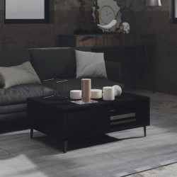 Couchtisch Schwarz 90x60x35 cm Holzwerkstoff