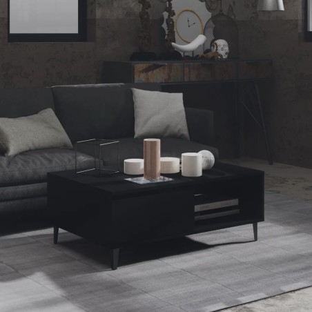 Couchtisch Schwarz 90x60x35 cm Holzwerkstoff