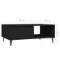Couchtisch Schwarz 90x60x35 cm Holzwerkstoff Couchtisch Schwarz 90x60x35 cm Holzwerkstoff