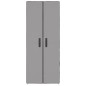 Schuhschrank Grau 60x30x166 cm Stoff Schuhschrank Grau 60x30x166 cm Stoff