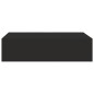 Wand-Schubladenregal Schwarz 40x23,5x10 cm MDF Wand-Schubladenregal Schwarz 40x23,5x10 cm MDF