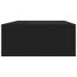 Wand-Schubladenregal Schwarz 40x23,5x10 cm MDF Wand-Schubladenregal Schwarz 40x23,5x10 cm MDF