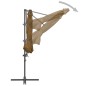 vidaXL Ampelschirm mit Stahlmast Taupe 300 cm vidaXL Ampelschirm mit Stahlmast Taupe 300 cm