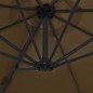 vidaXL Ampelschirm mit Stahlmast Taupe 300 cm vidaXL Ampelschirm mit Stahlmast Taupe 300 cm