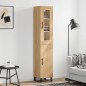 vidaXL Highboard Sonoma-Eiche 34,5x34x180 cm Holzwerkstoff vidaXL Highboard Sonoma-Eiche 34,5x34x180 cm Holzwerkstoff