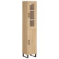 vidaXL Highboard Sonoma-Eiche 34,5x34x180 cm Holzwerkstoff vidaXL Highboard Sonoma-Eiche 34,5x34x180 cm Holzwerkstoff