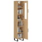 vidaXL Highboard Sonoma-Eiche 34,5x34x180 cm Holzwerkstoff vidaXL Highboard Sonoma-Eiche 34,5x34x180 cm Holzwerkstoff