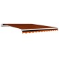 Markisenbespannung Canvas Orange & Braun 350x250 cm Markisenbespannung Canvas Orange & Braun 350x250 cm