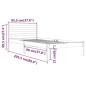vidaXL Massivholzbett Kiefer 90x200 cm vidaXL Massivholzbett Kiefer 90x200 cm