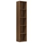 vidaXL Bücherregal Braun Eichen-Optik 40x30x189 cm Holzwerkstoff vidaXL Bücherregal Braun Eichen-Optik 40x30x189 cm Holzwerkstoff