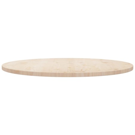 Tischplatte Ø90x2,5 cm Massivholz Kiefer