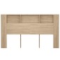 Kopfteil mit Ablagen Sonoma-Eiche 180x18,5x104,5 cm Kopfteil mit Ablagen Sonoma-Eiche 180x18,5x104,5 cm