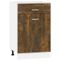 Unterschrank mit Schublade Räuchereiche 50x46x81,5 cm Unterschrank mit Schublade Räuchereiche 50x46x81,5 cm
