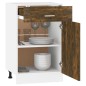 Unterschrank mit Schublade Räuchereiche 50x46x81,5 cm Unterschrank mit Schublade Räuchereiche 50x46x81,5 cm