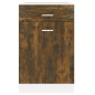 Unterschrank mit Schublade Räuchereiche 50x46x81,5 cm Unterschrank mit Schublade Räuchereiche 50x46x81,5 cm