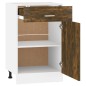 Unterschrank mit Schublade Räuchereiche 50x46x81,5 cm Unterschrank mit Schublade Räuchereiche 50x46x81,5 cm