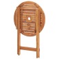 Klappbarer Gartentisch 60 x 75 cm Massivholz Akazie Klappbarer Gartentisch 60 x 75 cm Massivholz Akazie
